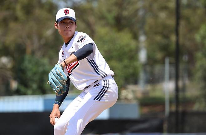 두산 베어스 투수 윤태호. /사진=두산 베어스 제공