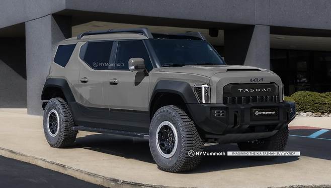 타스만 SUV 렌더링