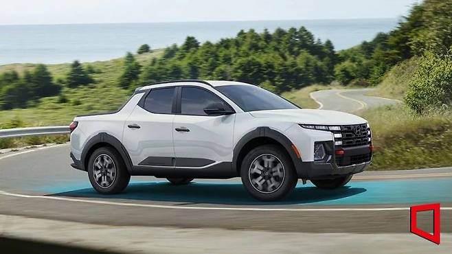 현대자동차 픽업트럭 산타크루즈. 현대차