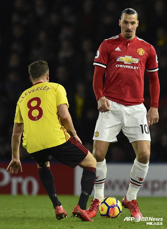 즐라탄 이브라히모비치의 맨유 시절. 사진=AFPBBNews=News1