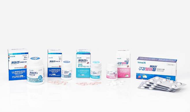 HK이노엔 위장관질환 신약 '케이캡'(성분명 테고프라잔).(HK이노엔 제공)/뉴스1