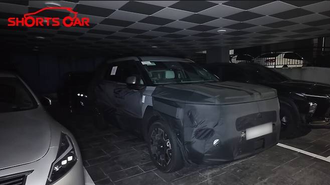 사진 : 현대차 투싼 풀체인지 테스트카 (출처=Shorts Car)