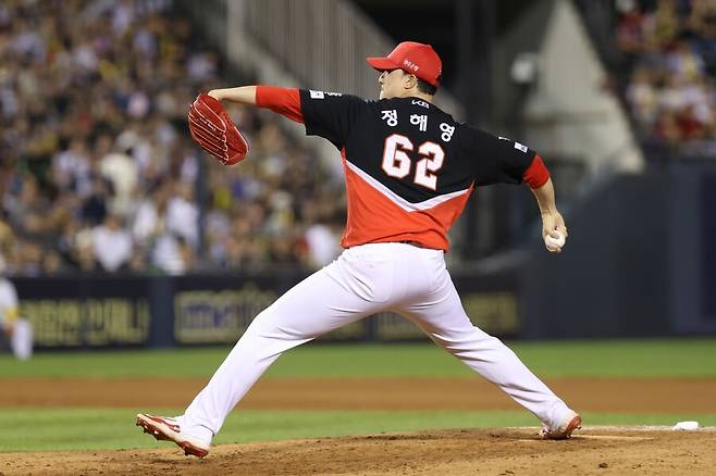 ▲ 전반기 막판부터 시작해 좀처럼 자신의 구위를 찾지 못하고 있는 정해영 ⓒKIA타이거즈