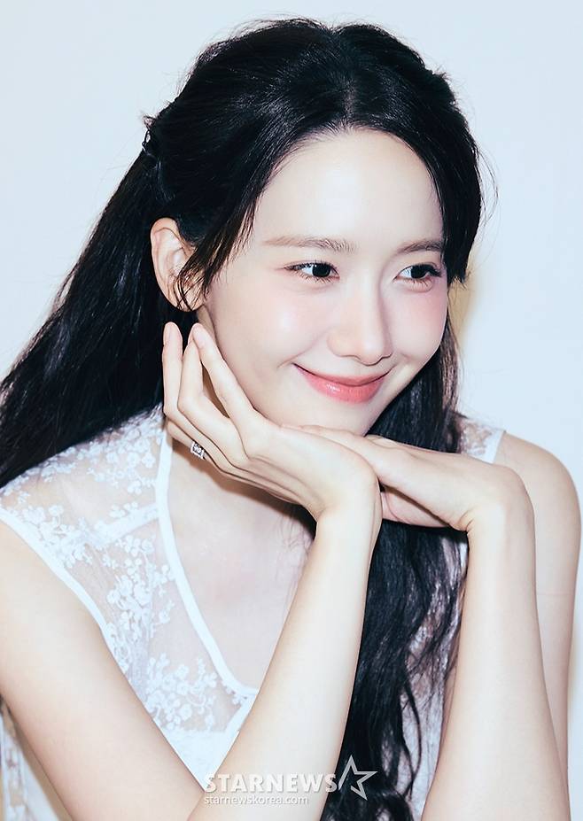 영화 '악마가 이사왔다'의 주연배우 임윤아가 7일 진행된 라운드 인터뷰를 위해 포즈를 취하고 있다. /사진제공=SM엔터테인먼트 2025.08.07 /사진=이동훈 photoguy@