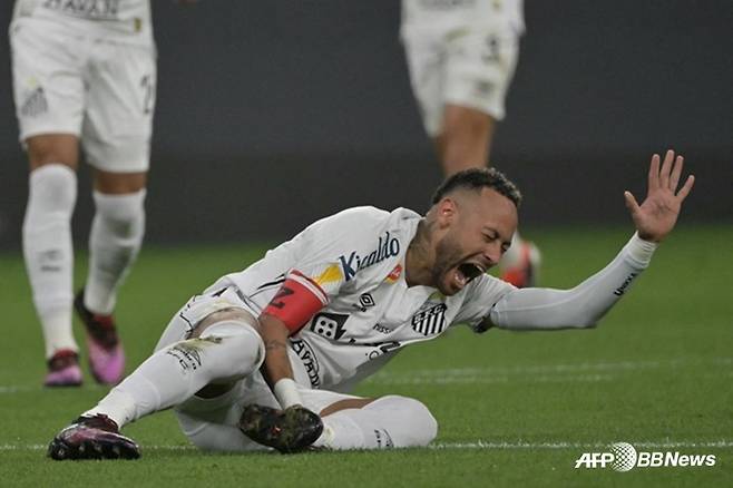 산투스 공격수 네이마르. /AFPBBNews=뉴스1