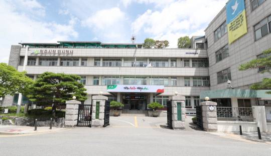 청주시청 임시청사. 청주시 제공
