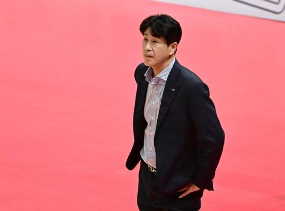 김종민 한국도로공사 감독. /사진=한국배구연맹 제공