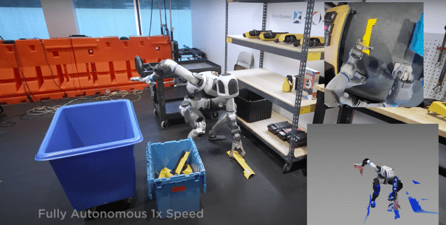 보스턴다이나믹스 아틀라스가 방해에도 업무를 수행하는 모습