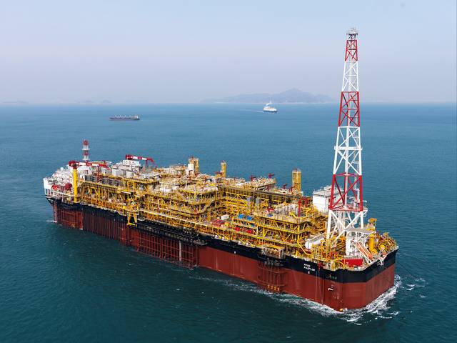 한화오션이 건조해 인도한 FPSO. 한화오션 제공