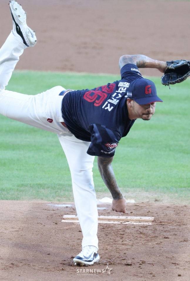 롯데 빈스 벨라스케즈. /사진=김진경 대기자