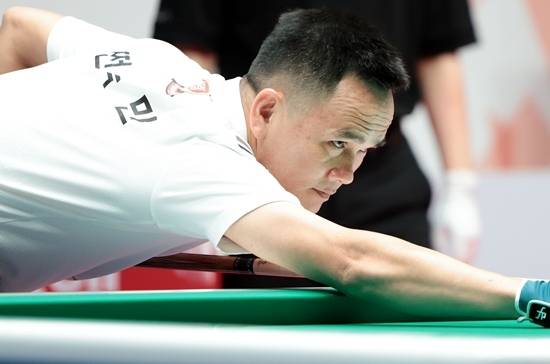 신생팀 하림이 23일 PBA팀리그 2라운드 7일차 경기에서 하이원과 풀세트 접전끝에 세트스코어 4:3으로 승리했다. 쩐득민은 마지막 7세트 6:9로 끌려가다 끝내기 5점으로 역전승, 팀승리에 기여했다. (사진=PBA)