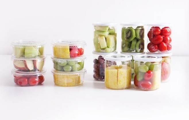 초등돌봄교실에 제공하는 150g 내외 컵 과일. (사진 = 밀양시 제공) 2022.04.12. *재판매 및 DB 금지