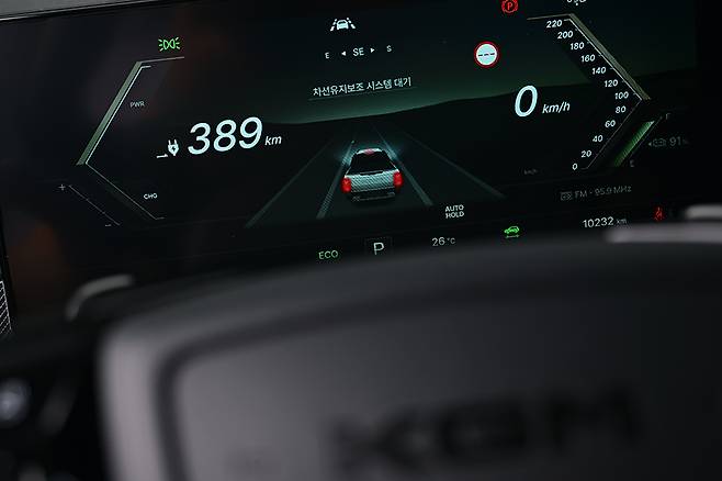 KGM 무쏘 EV. 사진: 김학수 기자