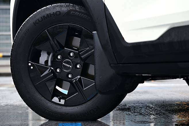 KGM 무쏘 EV. 사진: 김학수 기자