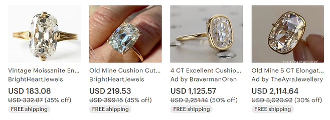 테일러의 빈티지 느낌의 약혼 반지, 주얼리 업계에도 새로운 트렌드를 예고하고 있다.