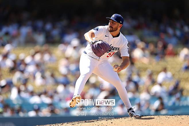 ▲ 알렉스 베시아는 LA 다저스 불펜 투수 중 등판이 두 번째로 많다
