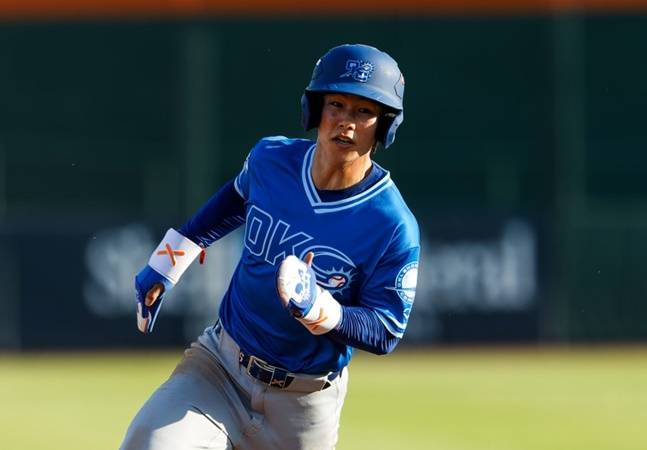 코메츠 유니폼을 입고 활약 중인 김혜성. /사진=오클라호마시티 코메츠 공식 SNS