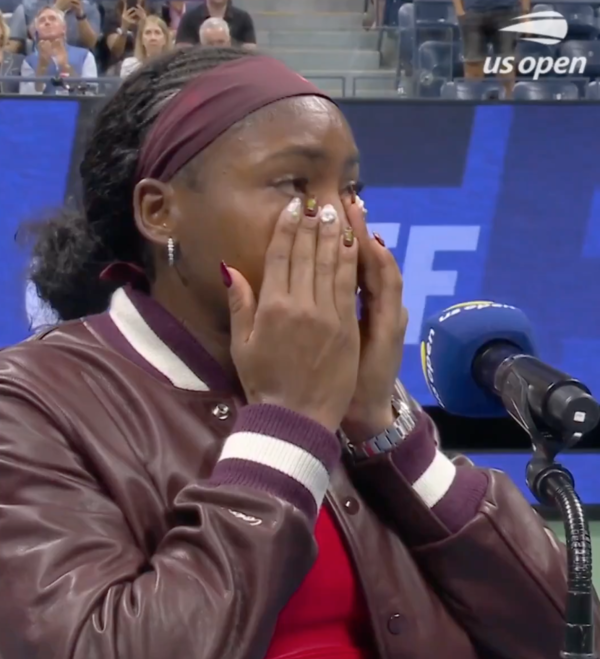 감동의 승리를 거둔 코코 가우프(사진=US 오픈 SNS)