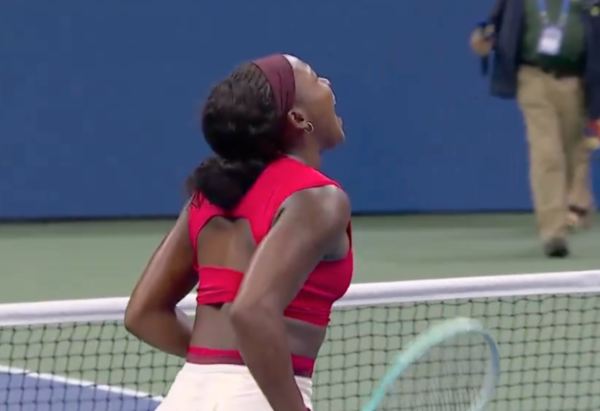 감동의 승리를 거둔 코코 가우프(사진=US 오픈 SNS)