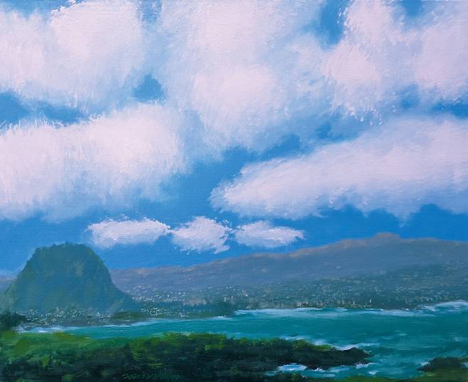 산방산 빛나다, 65×53cm / 사진=김애란