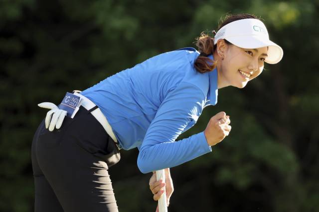 FM 챔피언십에서 우승을 차지한 미란다 왕. 사진 제공=AP연합뉴스