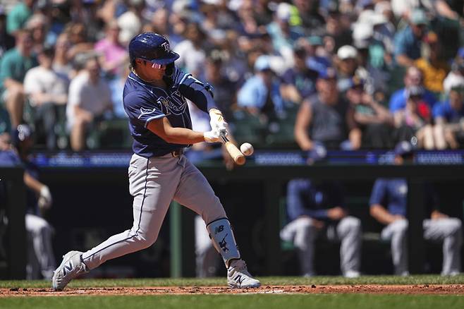 탬파베이에서 애틀랜타로 이적한 김하성. 사진 | 시애틀=AP연합뉴스