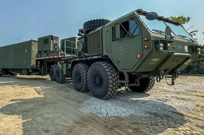 미군이 지난 4월 필리핀 루손섬에 훈련용으로 들여왔다며 사진을 공개했던 타이폰.