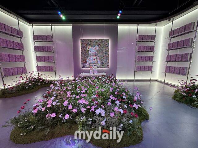 야시키 켄 MCM 베어브릭 전시. /이지혜 기자