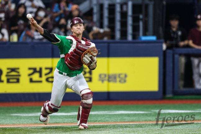 키움 포수 김건희. /사진=키움 히어로즈 제공