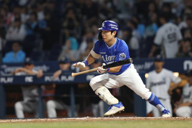 삼성 라이온즈의 김지찬. 삼성 제공