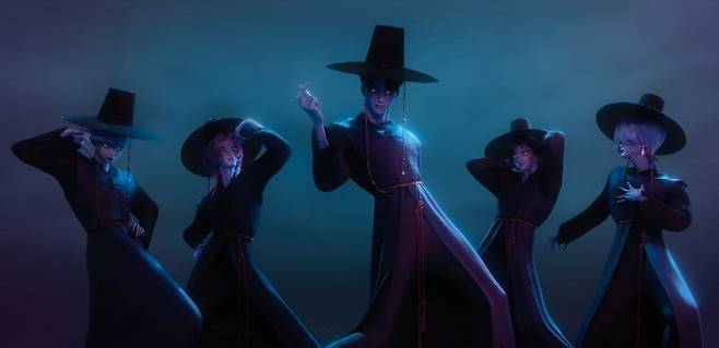 사자보이스의 '갓'도 큰 인기를 얻었다. 사진=넷플릭스