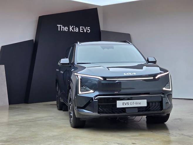 더 기아 EV5. ⓒ데일리안 정진주 기자