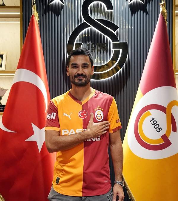 일카이 귄도안(갈라타사라이). 갈라타사라이 인스타그램 캡처