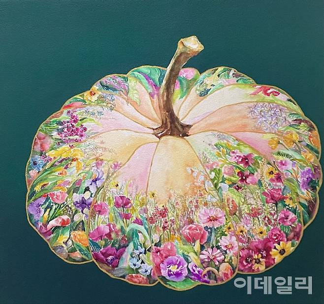 박도희 ‘연가 23-4’(2023), 나무패널에 혼합재료, 53×53㎝(사진=작가)