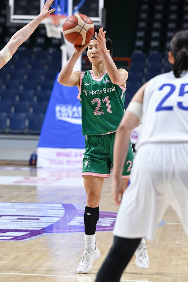 부천 하나은행의 이이지마 사키. (WKBL 제공)