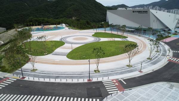 웅상센트럴파크 전경. 양산시 제공.