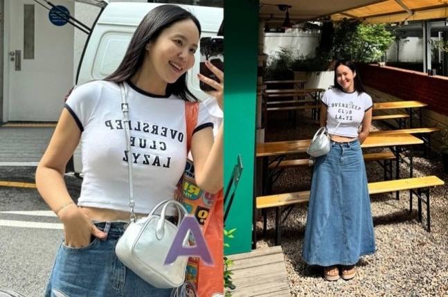 아나운서 출신 방송인 박지윤이 다이어트에 성공한 몸매를 자랑했다. /사진=박지윤 인스타그램