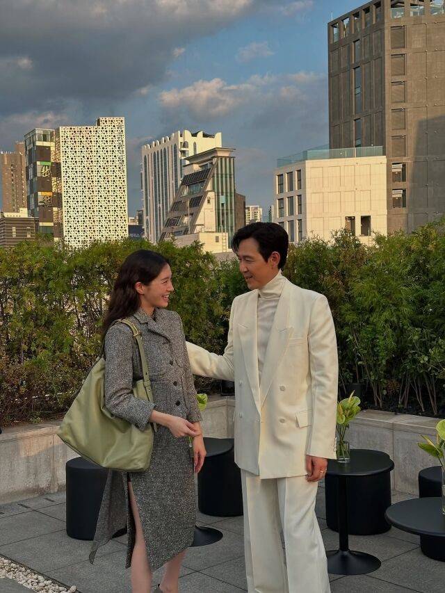 배우 박규영과 이정재. /박규영 소셜미디어