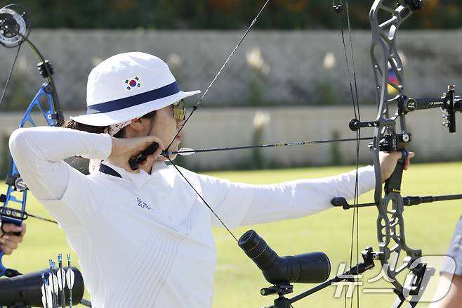 양국 여자 컴파운드의 소채원. /뉴스1 ⓒ News1 김태성 기자