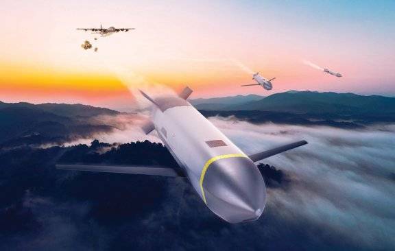 록히드마틴의 CMMT 미사일 이미지. 미 공군의 차기 장거리순항미사일 사업 수주를 놓고 안두릴의 바라쿠다 M500과 경쟁하고 있다. 록히드마틴 제공