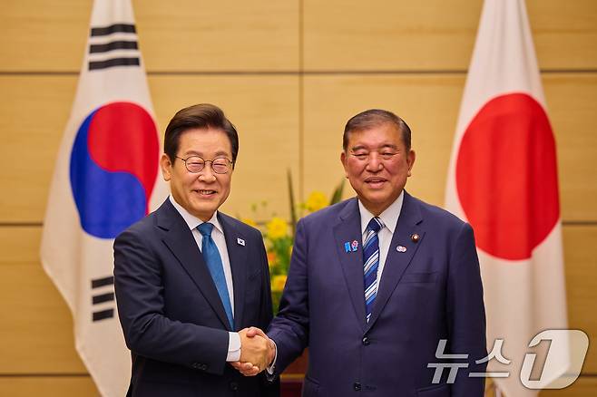 이재명 대통령, 이시바 시게루 일본 총리.(이재명 대통령 SNS. 재판매 및 DB금지)