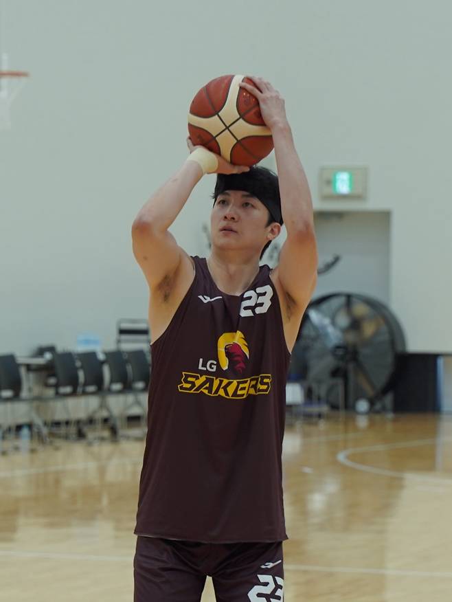 전지훈련을 소화 중인 LG 배병준. 사진=LG