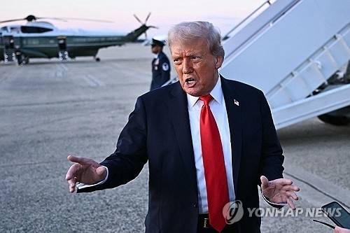 도널드 트럼프 미국 대통령. AFP|연합뉴스