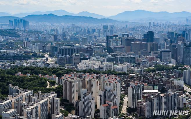 서울시 내 아파트 단지 전경. 쿠키뉴스 자료사진