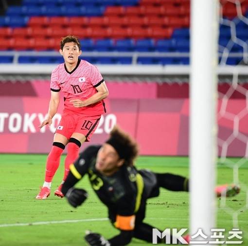 이동경은 지난 2021년 도쿄올림픽에서 멕시코 상대로 두 골을 기록했다. 사진= MK스포츠 DB