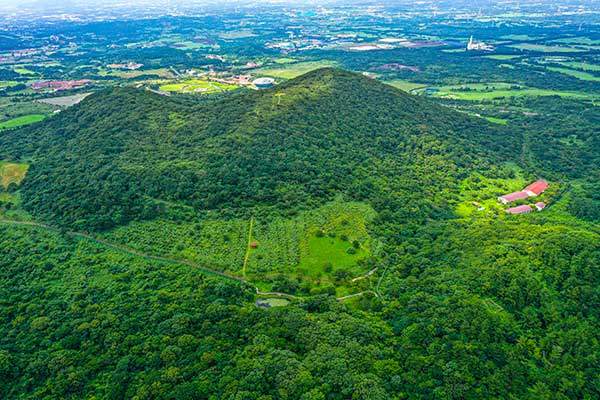 거친오름. 노루생태관찰원이 오름을 끼고 들어섰다.