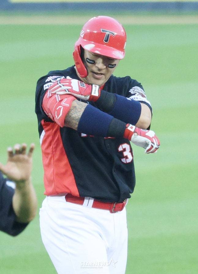 KIA 최형우. /사진=김진경 대기자