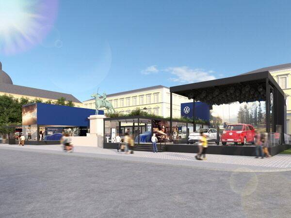 폭스바겐의 'IAA 2025' 전시관 조감도./폭스바겐그룹 제공