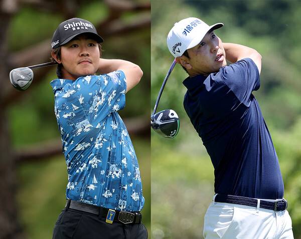 한국프로골프(KPGA) 투어, 일본프로골프투어(JGTO), 아시안투어가 공동 주관하는 2025년 제41회 신한동해오픈에 출전하는 김성현, 배상문 프로. 사진제공=KPGA