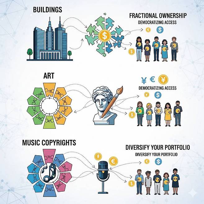 조각투자는 고가의 실물자산을 여럿이 소유하는 투자 방식 중 하나다 / 출처=제미나이 생성 이미지